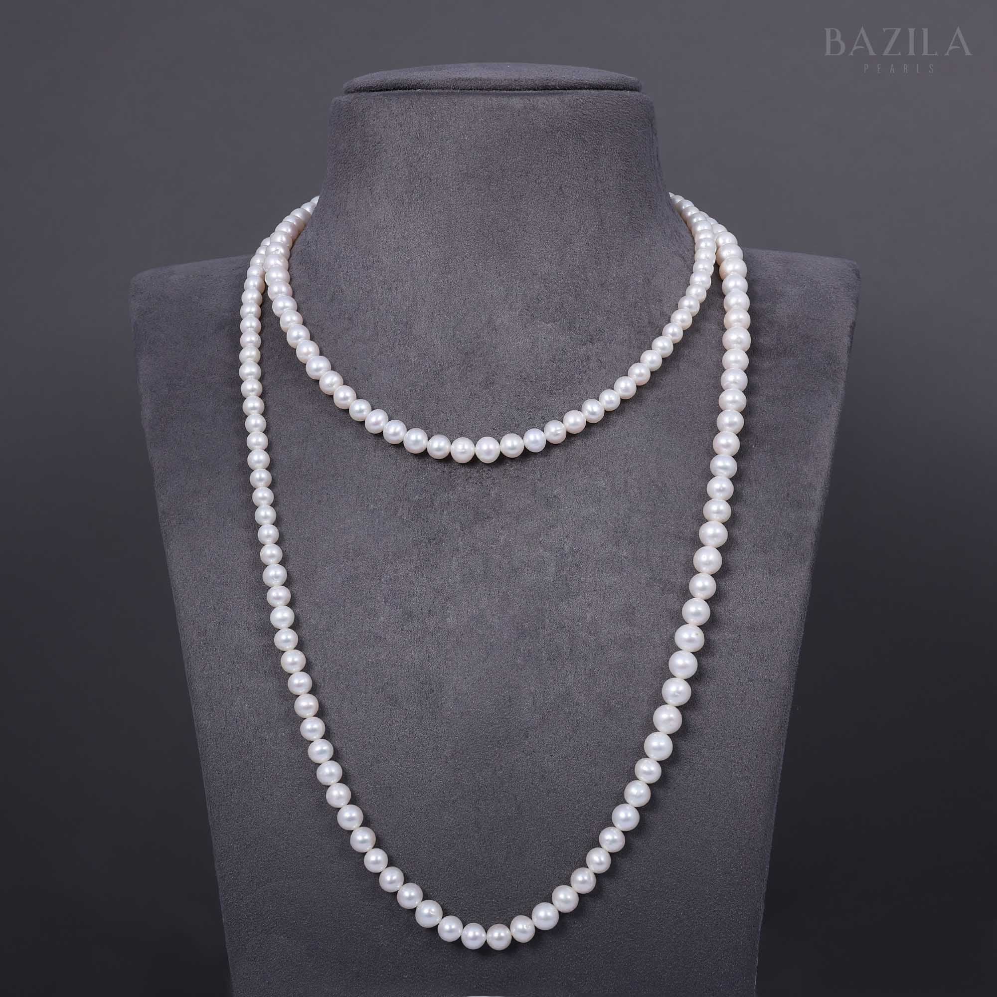 Classic Single-Strand Pearl Necklace