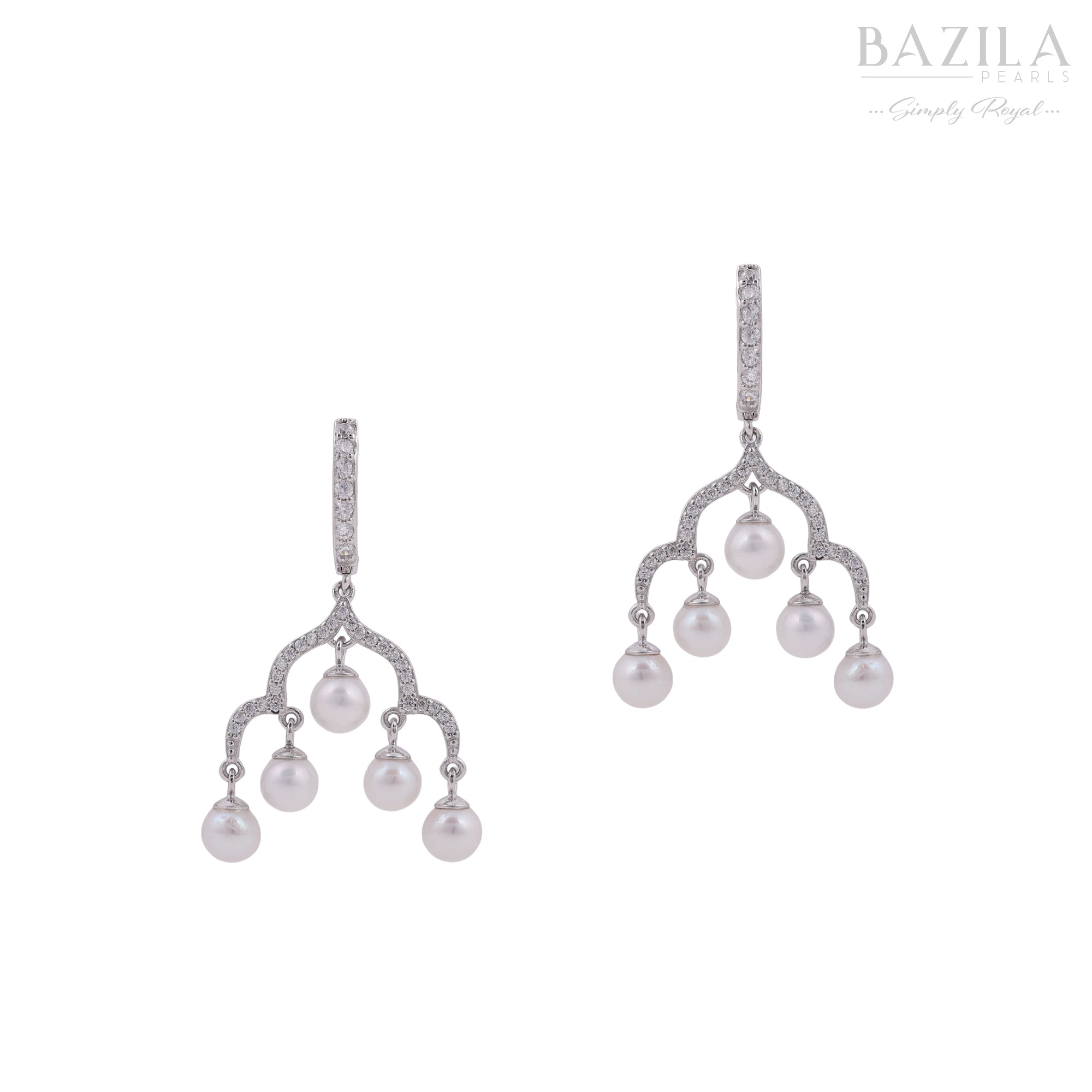 Freshwater Cultured Pearl Chandelier Dangle Earrings