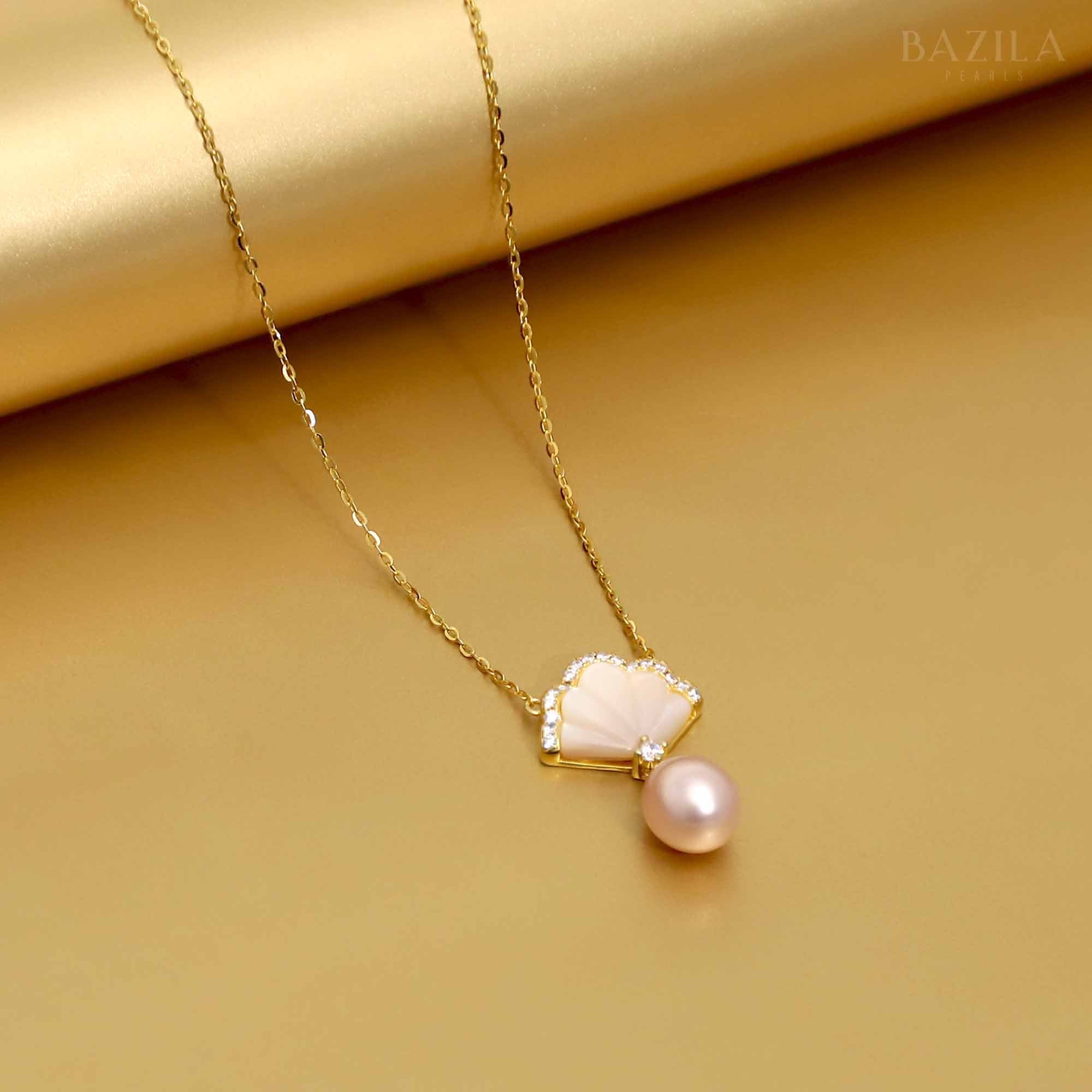 Ocean Whisper Mother-of-Pearl Pendant