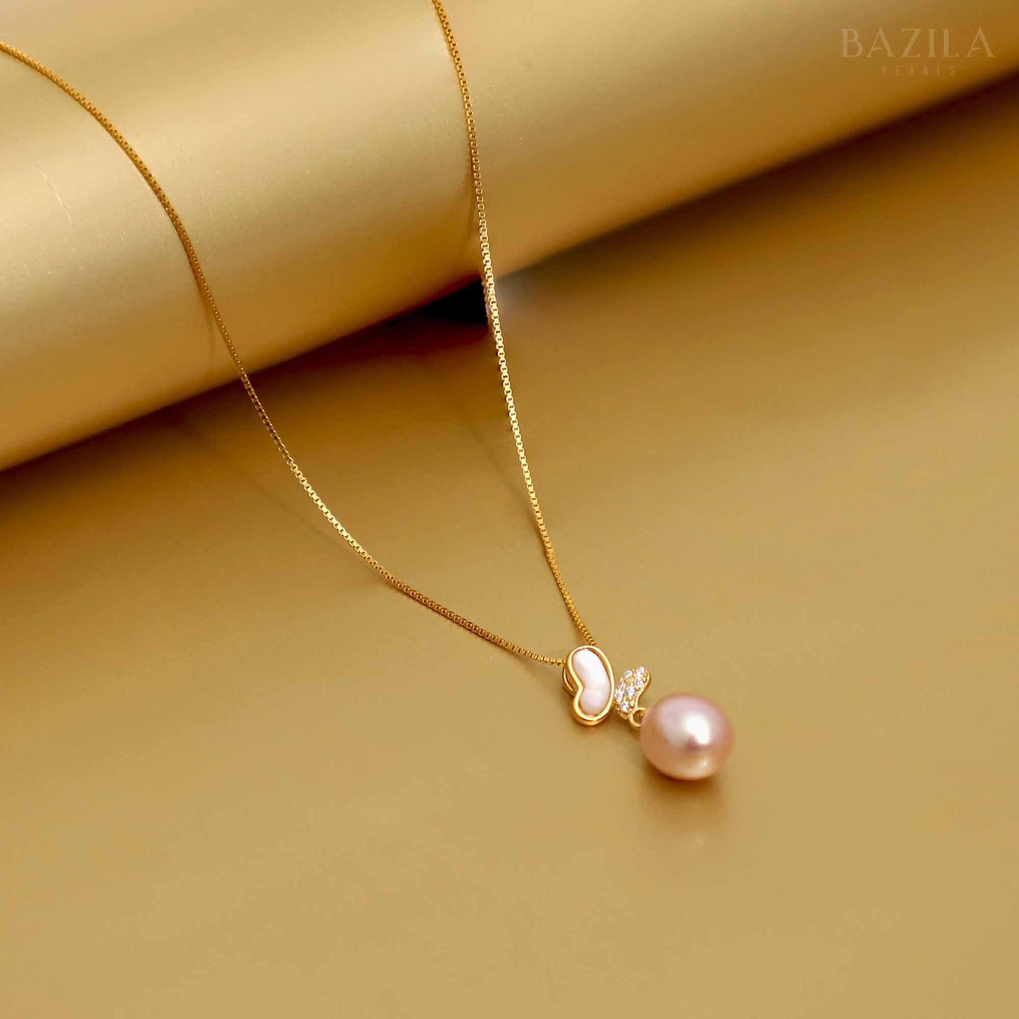 Blush Mother-of-Pearl Grace Pendant