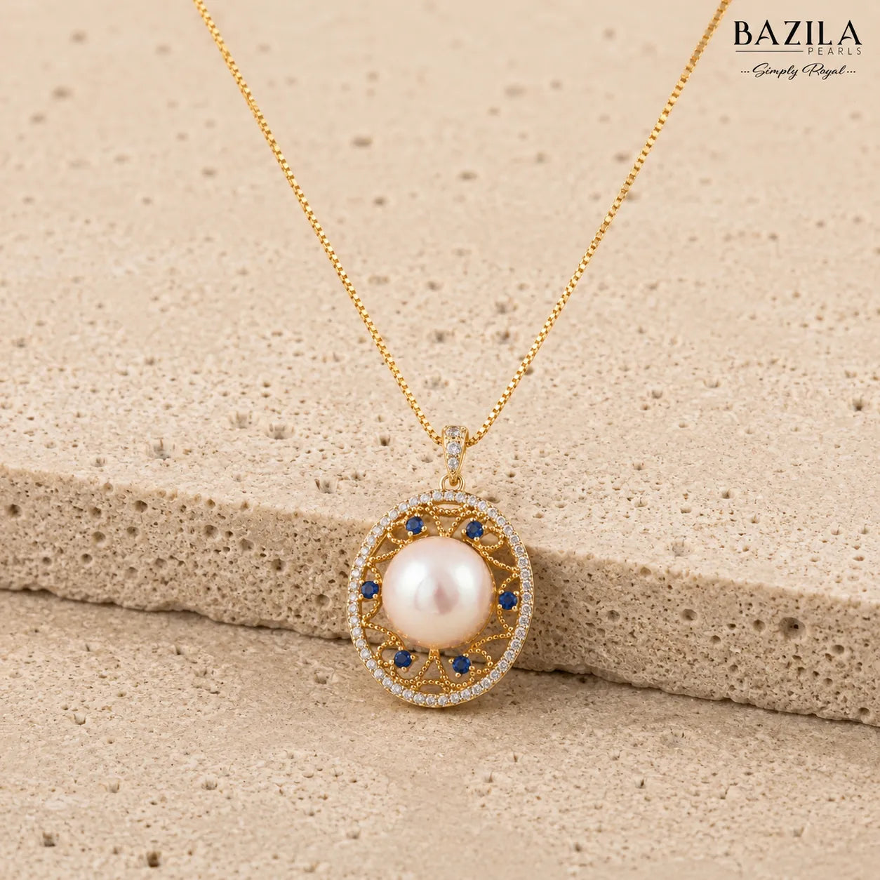 Celestial Glow Pearl Pendant