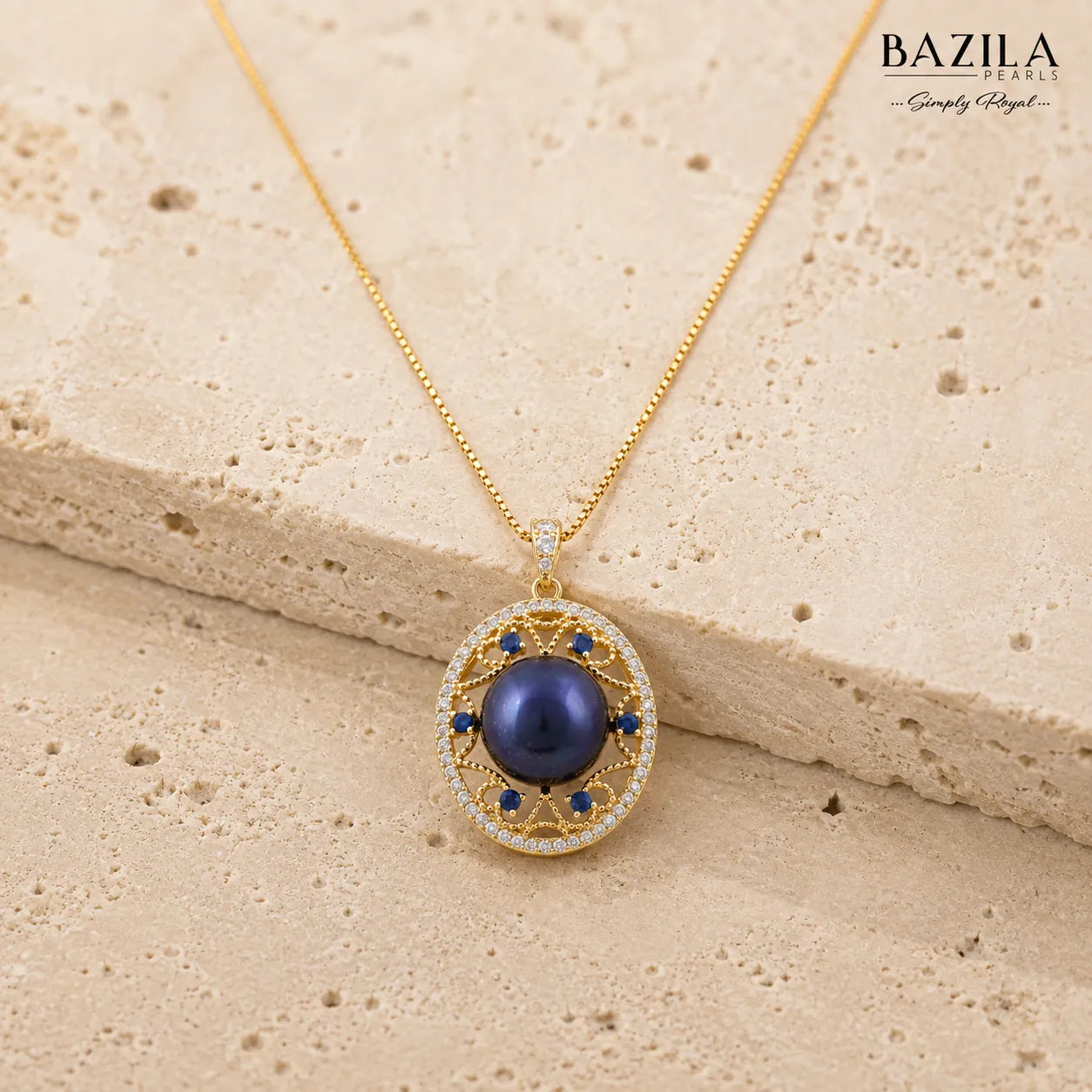 Midnight Majesty Pearl Pendant