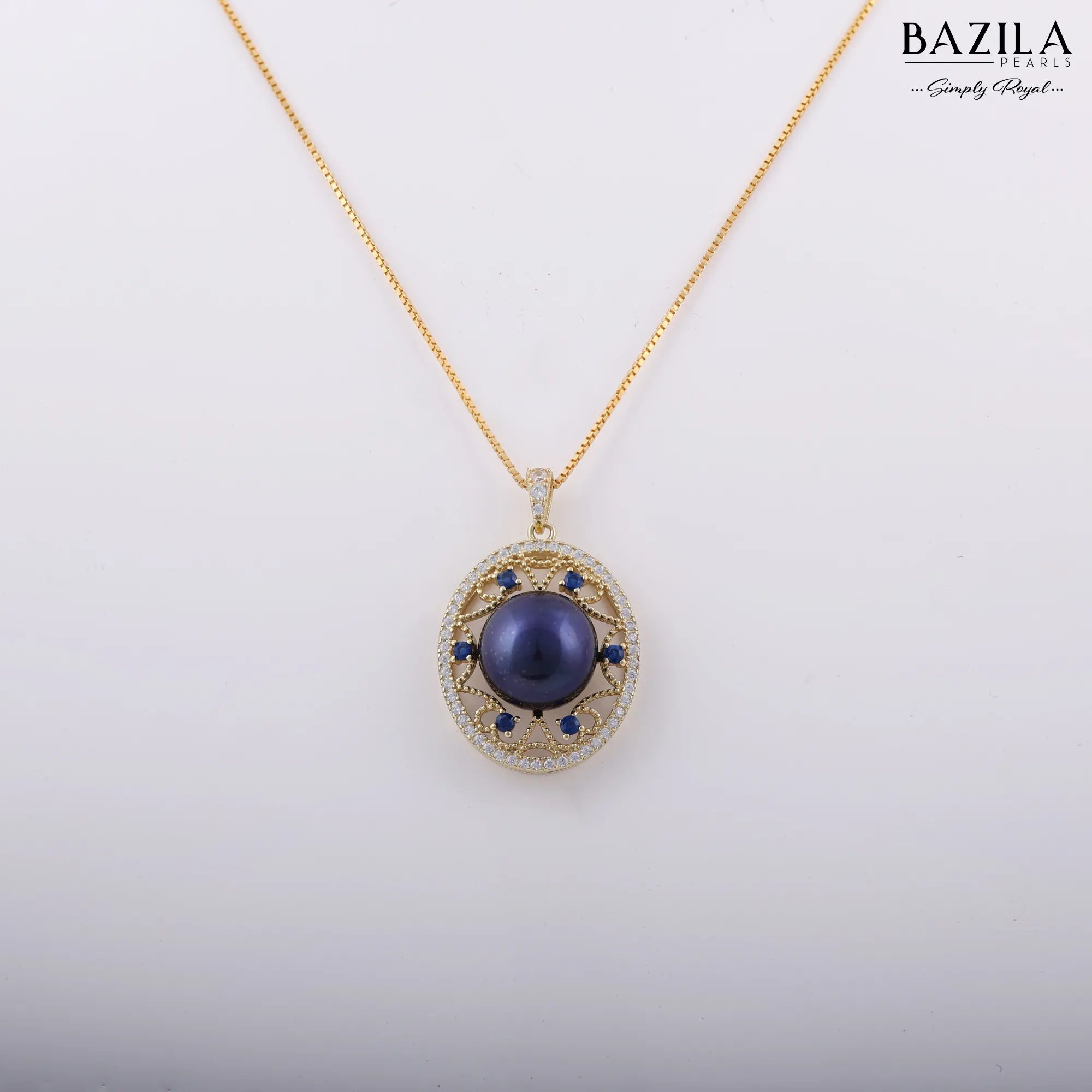 Midnight Majesty Pearl Pendant