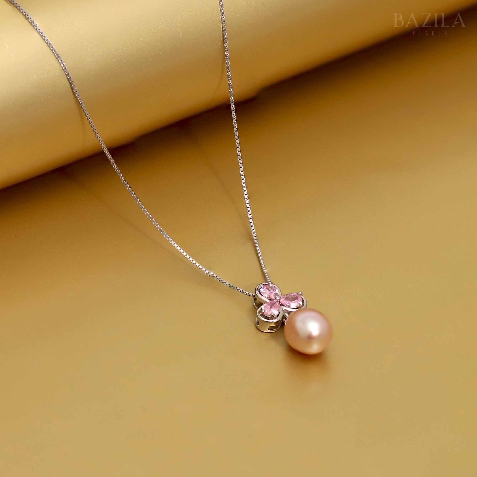 Twilight Bloom with Mother-of-Pearl Pendant