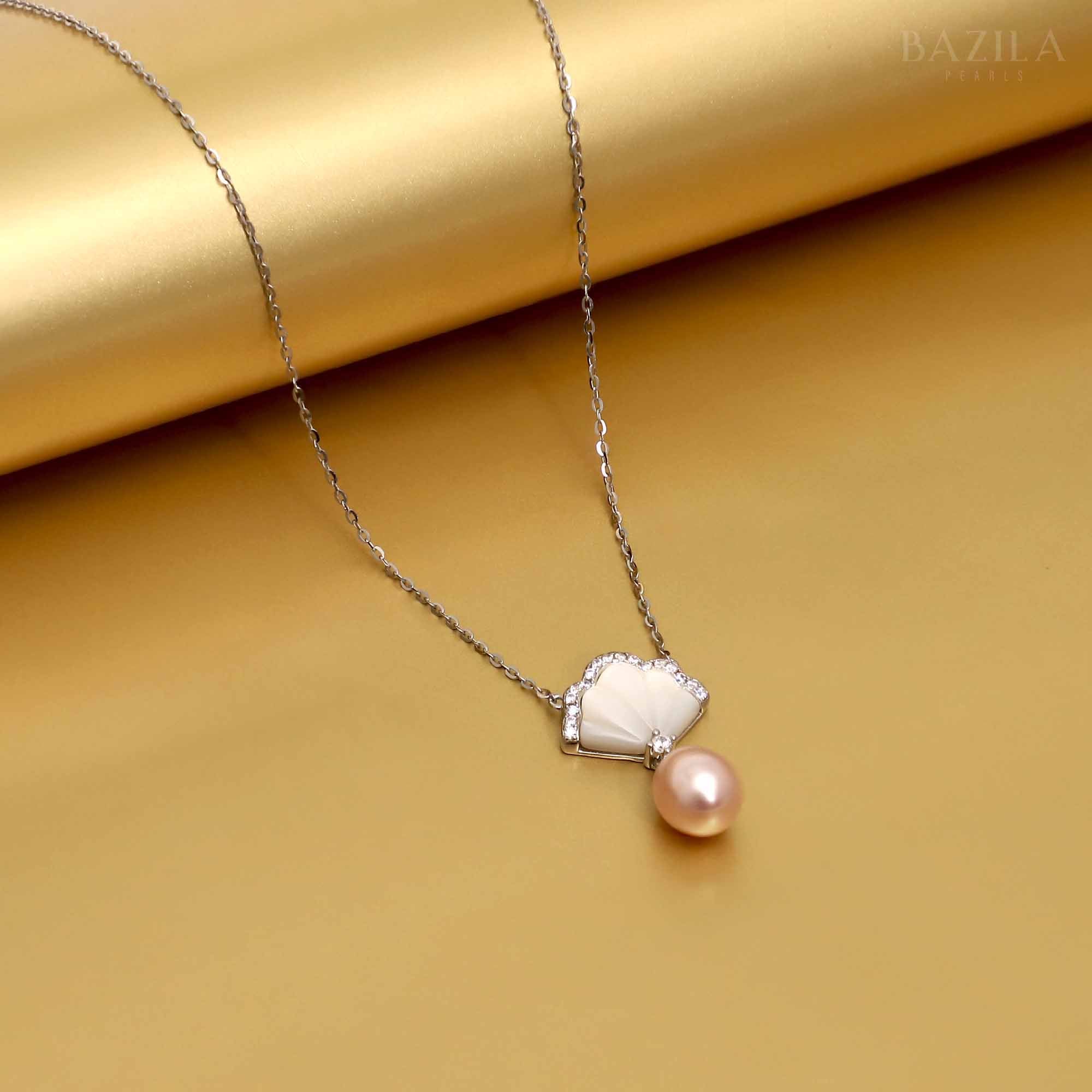 Blush Pearl & Mother of Pearl Charm