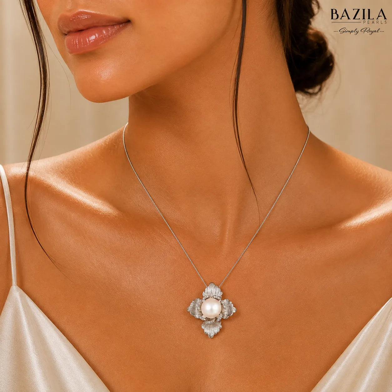 Moonlit Garden Pearl Pendant