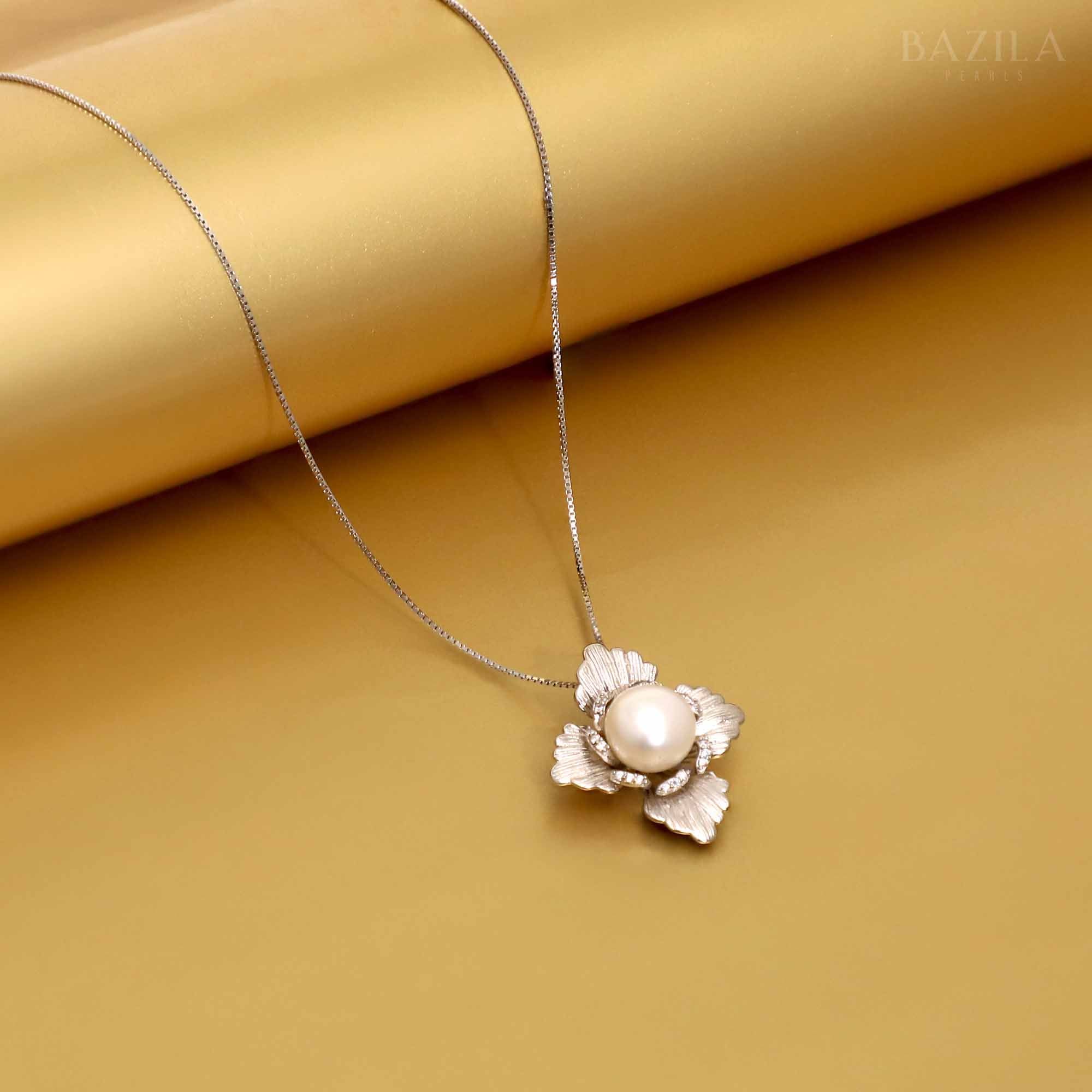 Moonlit Garden Pearl Pendant
