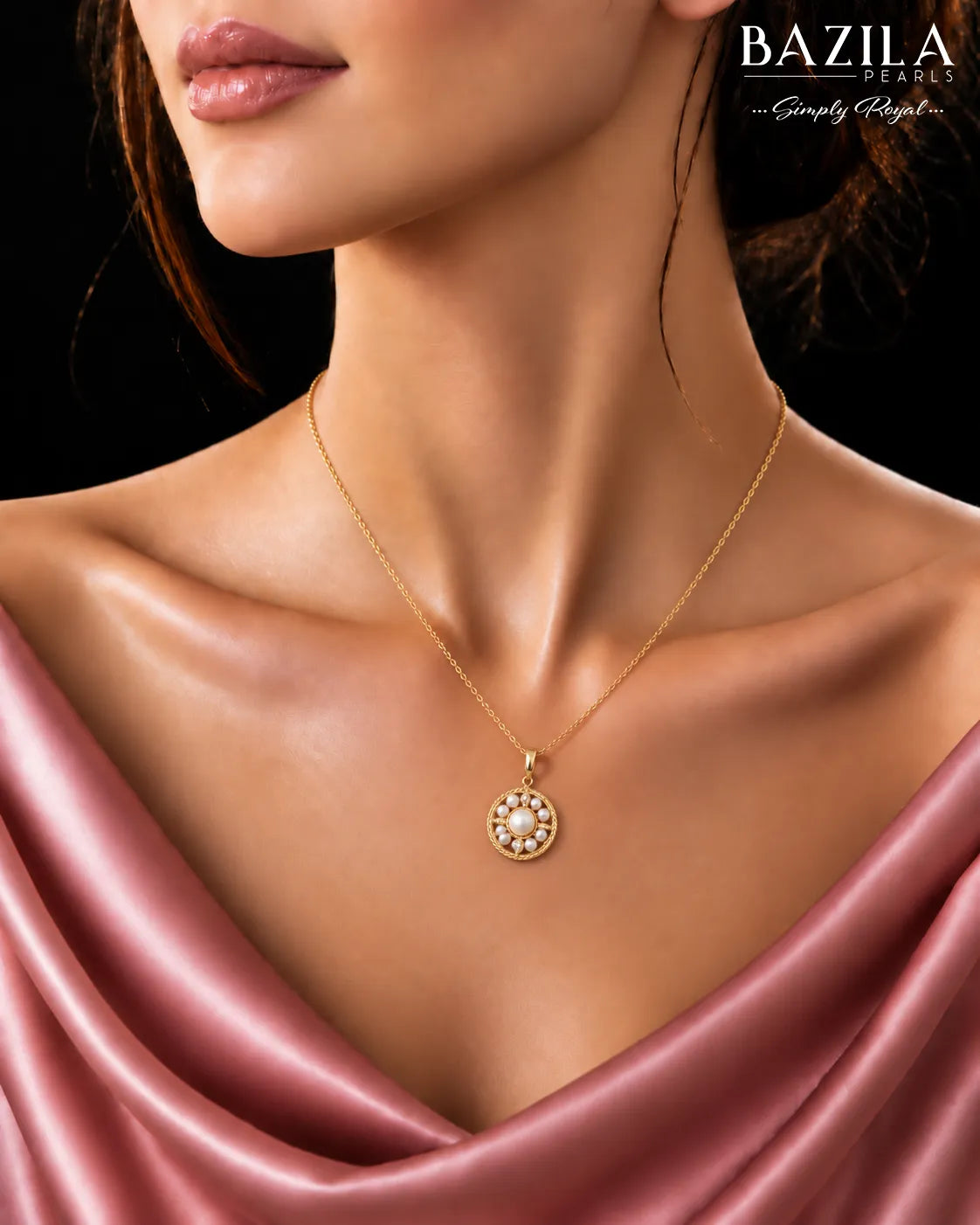 Freshwater Pearl Circular Harmony Pendant