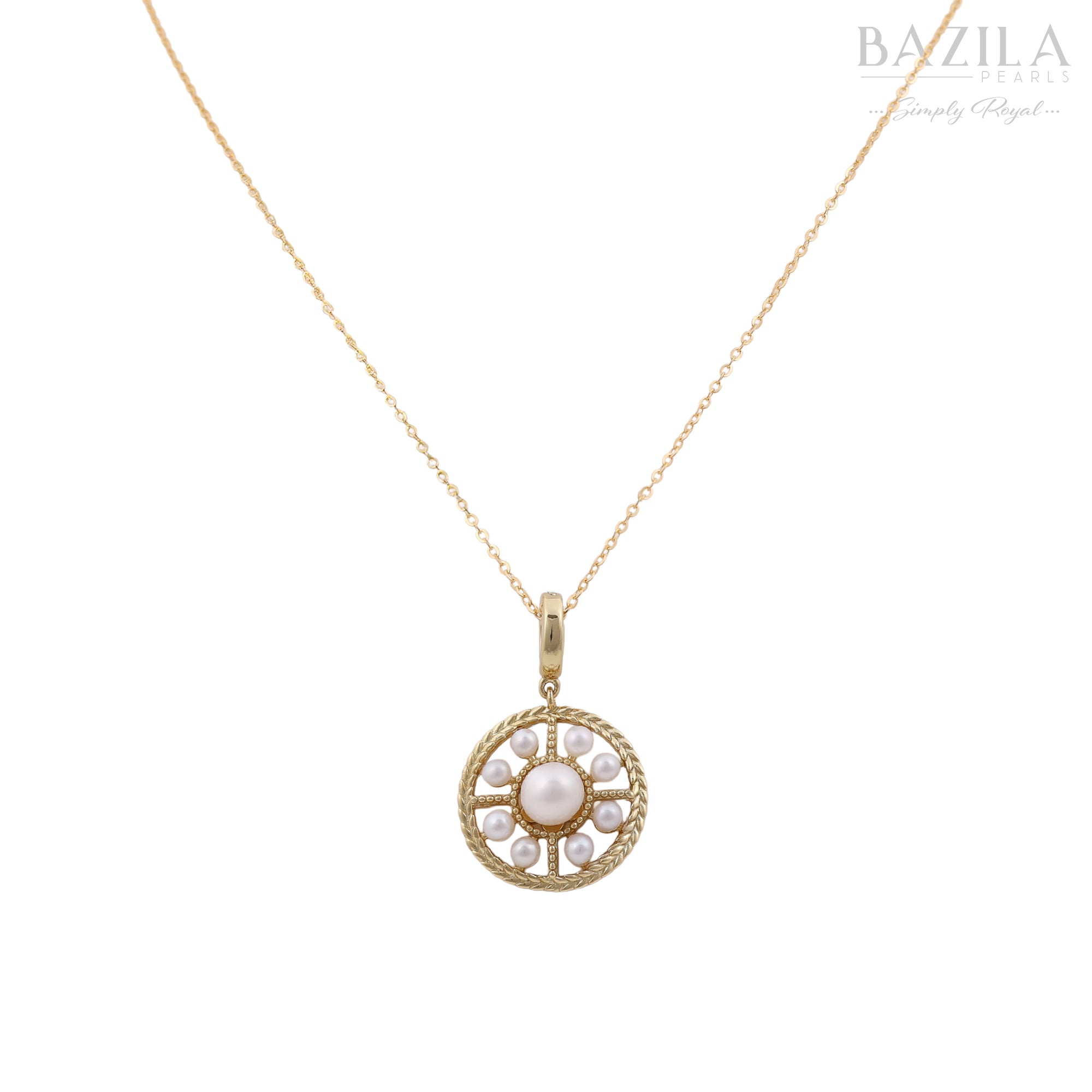 Freshwater Pearl Circular Harmony Pendant