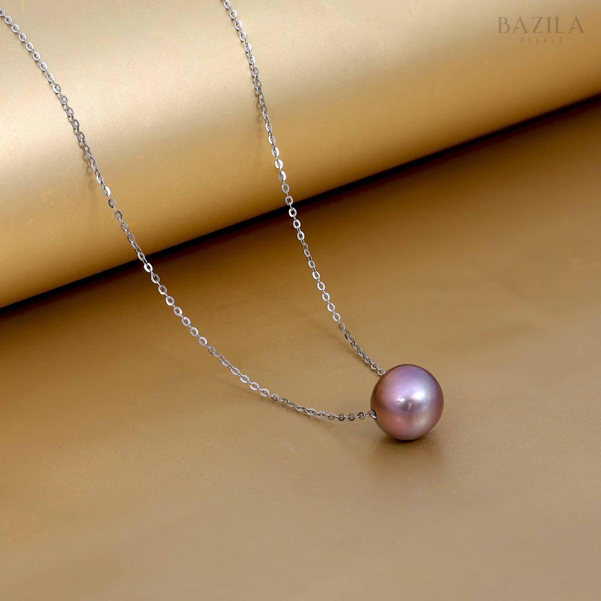 Lustrous Purple Edison Pearl Pendant