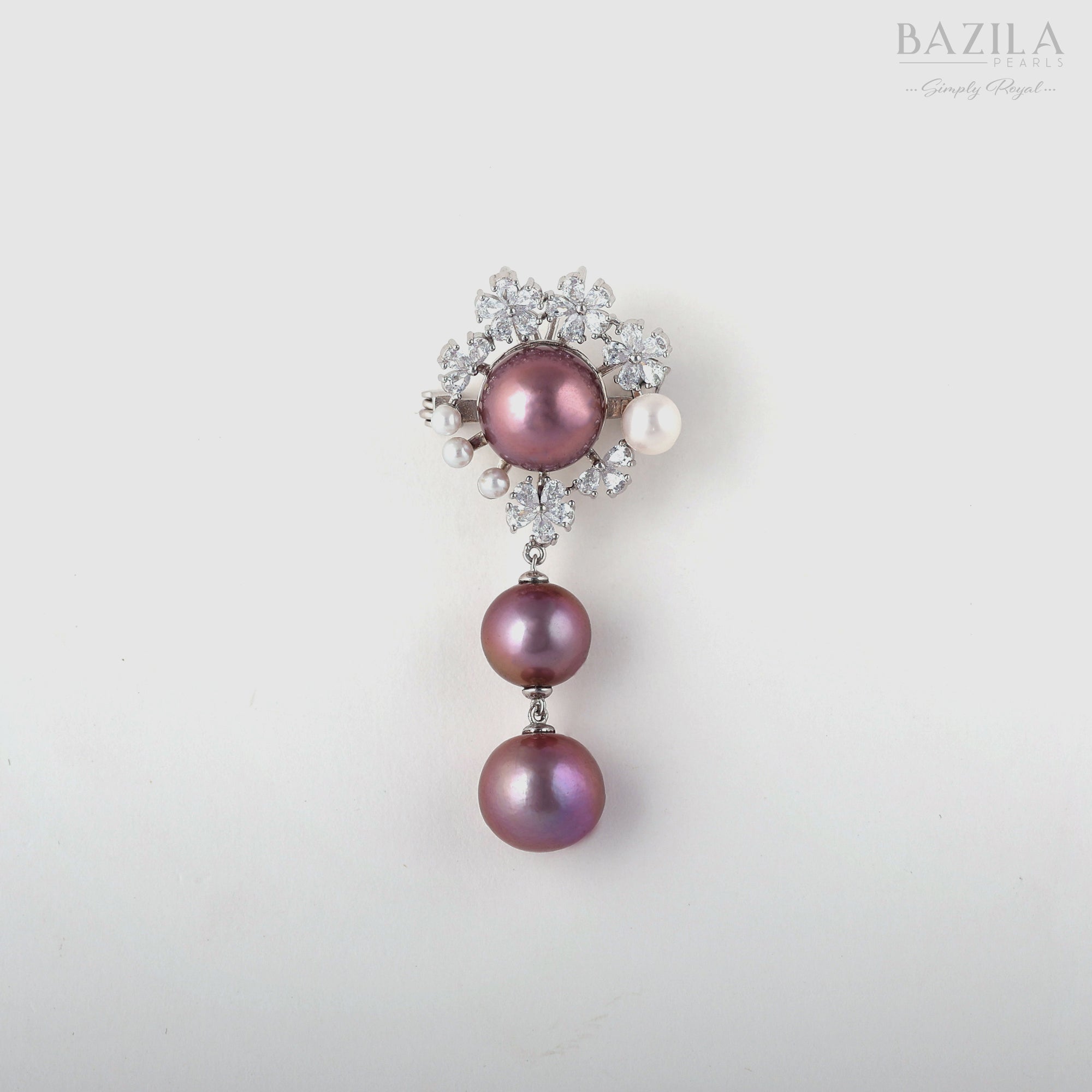 Exquisite Freshwater Cultured Edison Pearl Pendant in Sterling Silver