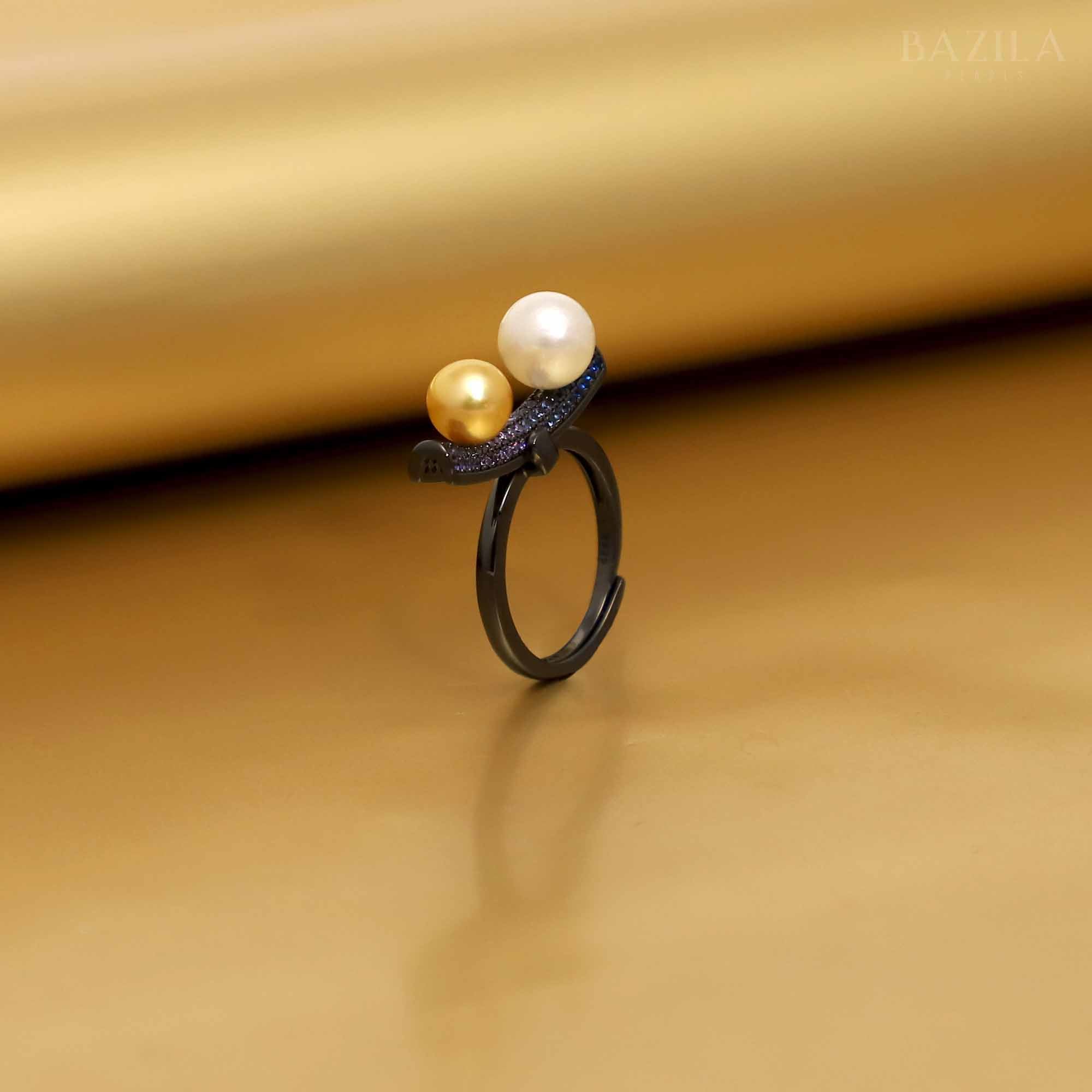 Dual Elegance with South Sea Pearls