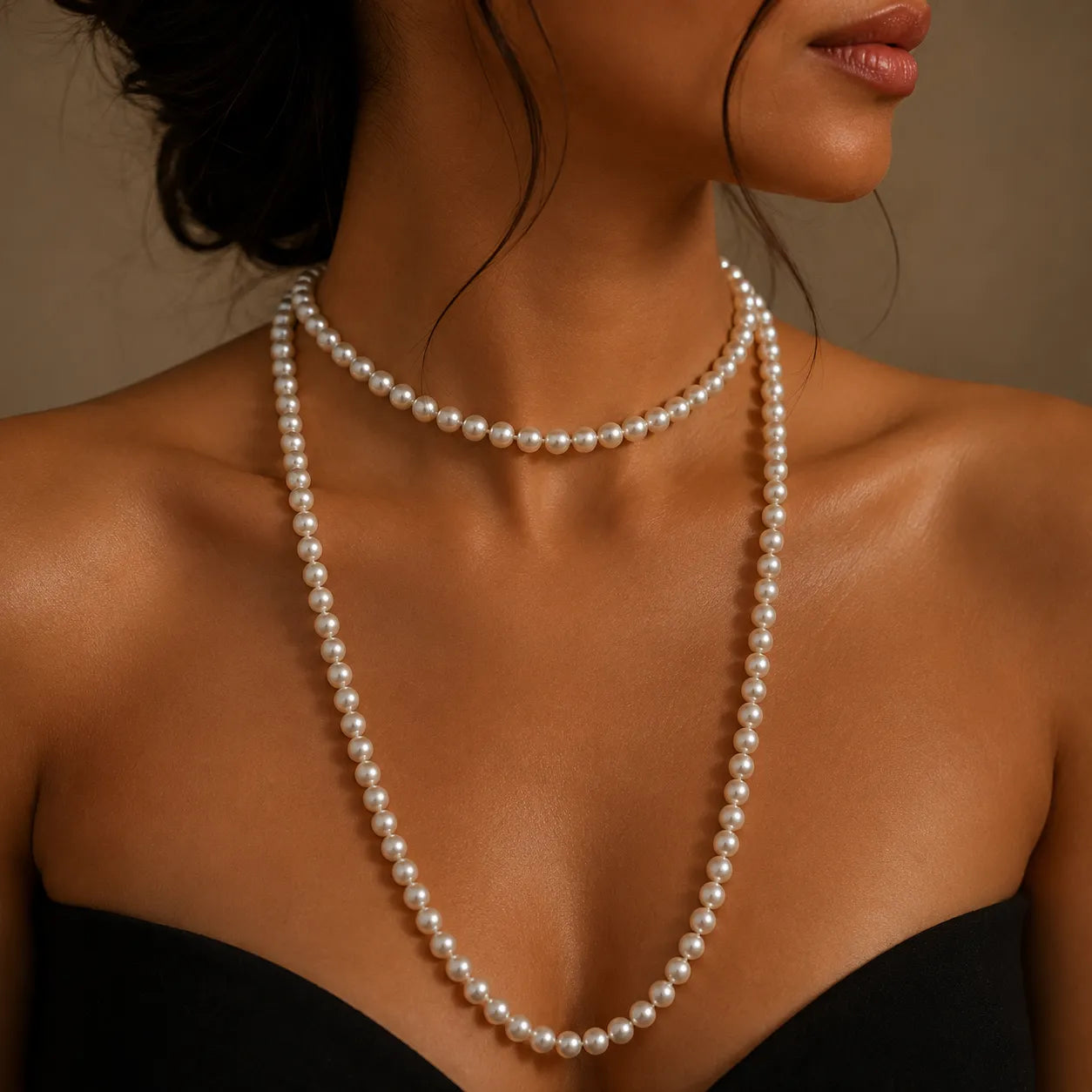 Classic Single-Strand Pearl Necklace
