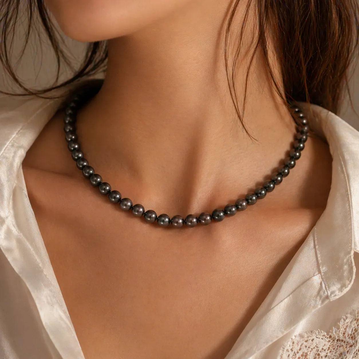 Midnight Tahitian Pearl Strand