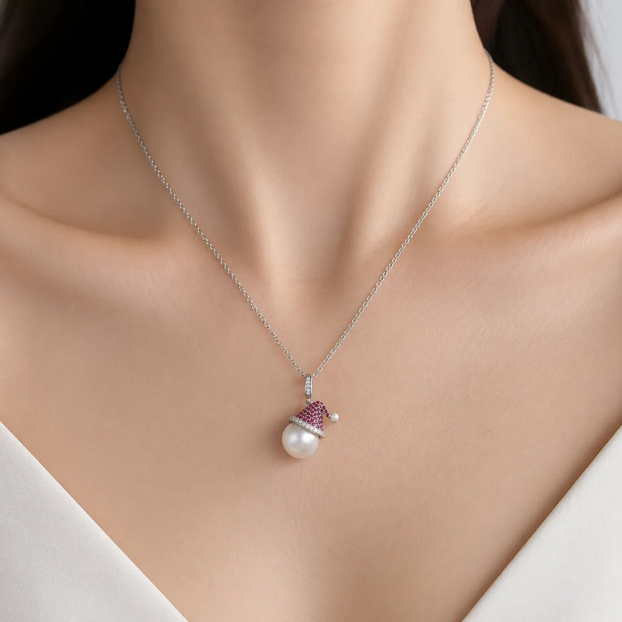 Santa Claus Sea Pearl Pendant