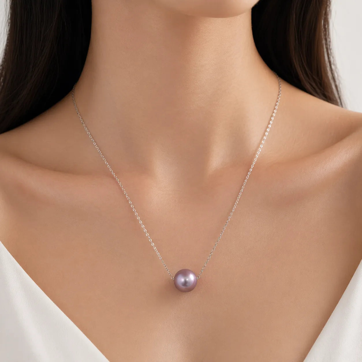 Lustrous Purple Edison Pearl Pendant