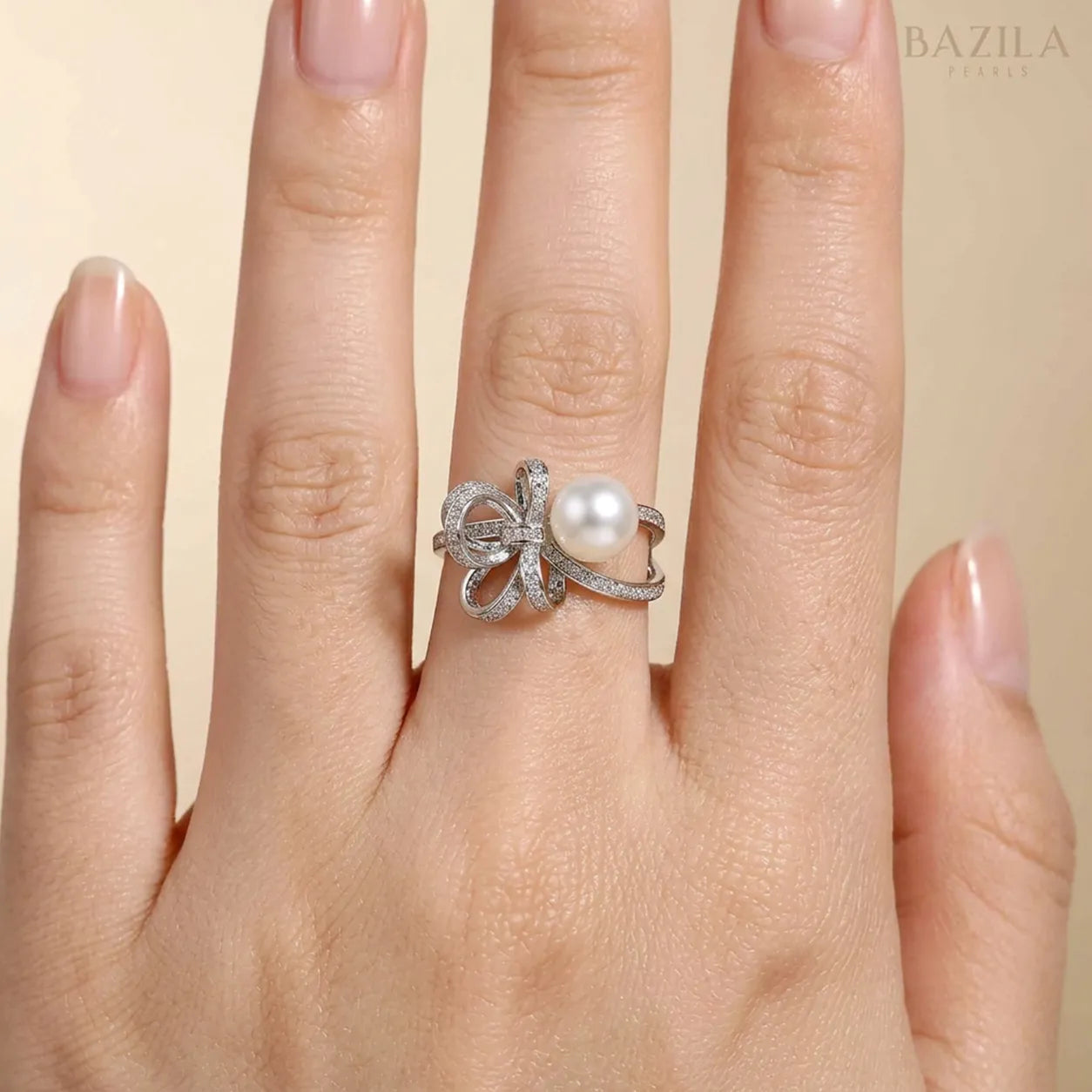 Statement Southsea Pearl Ring in Sterling Silver – Bold & Beautiful